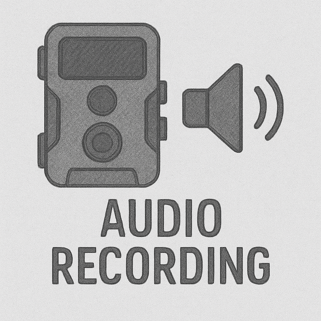 Audio-opname in Wildcamera's
