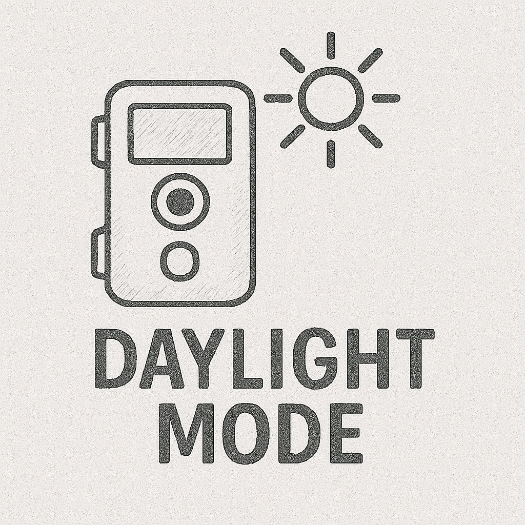 Daglichtmodus in Wildcamera’s