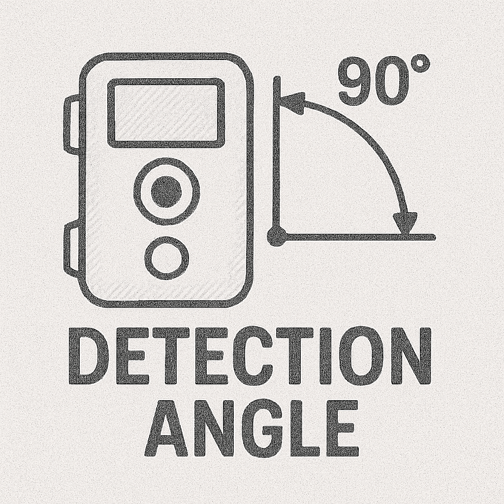 Detectiehoek in Wildcamera's