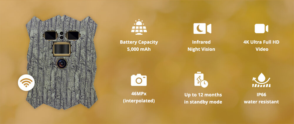Wachman Slim Ultra-dunne trailcamera